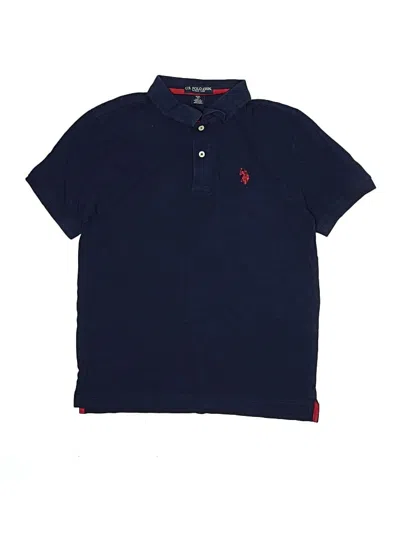 Pre-owned U.s. Polo Assn Kids' Short Sleeve Top Blue Tops