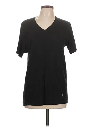 Pre-owned U.s. Polo Assn Short Sleeve T-shirt In Black