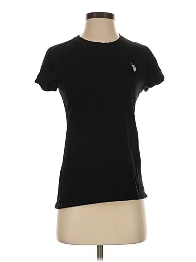 Pre-owned U.s. Polo Assn Short Sleeve T-shirt In Black