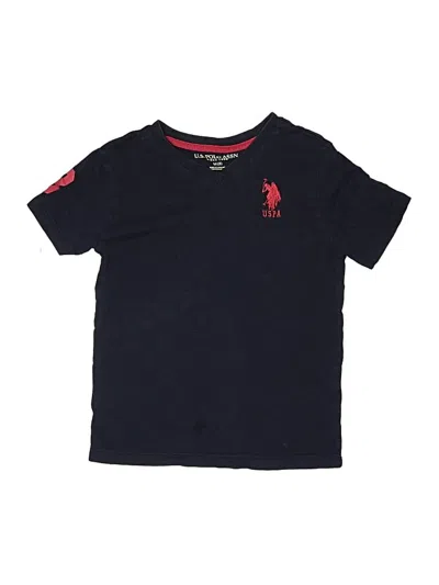 Pre-owned U.s. Polo Assn Kids' Short Sleeve T-shirt In Blue