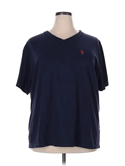Pre-owned U.s. Polo Assn Short Sleeve T-shirt In Blue