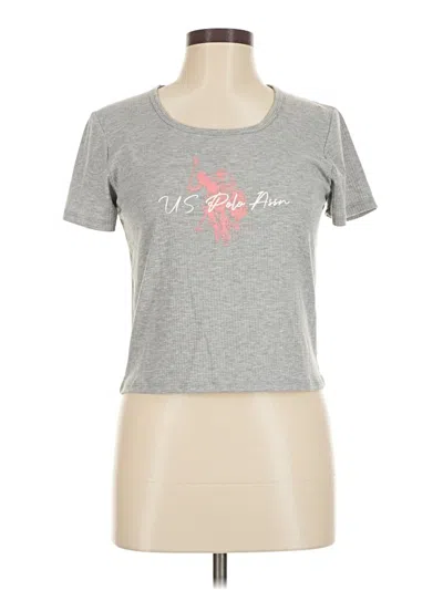 Pre-owned U.s. Polo Assn Short Sleeve T-shirt In Gray