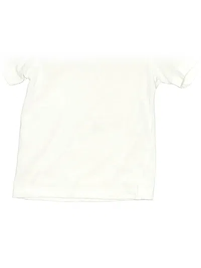 Pre-owned U.s. Polo Assn Kids' Short Sleeve T-shirt In Ivory
