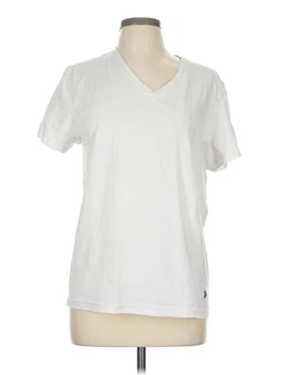 Pre-owned U.s. Polo Assn Short Sleeve T-shirt In White