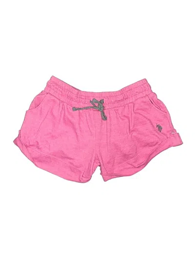 Pre-owned U.s. Polo Assn Shorts In Pink