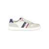 U.S. POLO ASSN SLEEK LACE-UP SNEAKERS WITH CONTRAST DETAILING