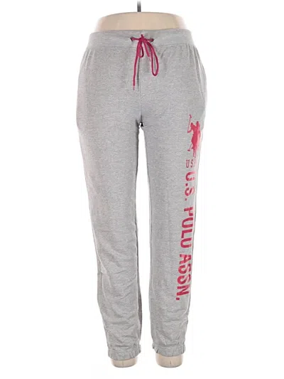 Pre-owned U.s. Polo Assn Sweatpants In Gray