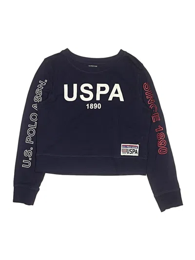 Pre-owned U.s. Polo Assn Kids' Sweatshirt In Blue