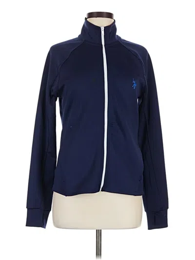 Pre-owned U.s. Polo Assn Track Jacket In Blue