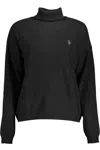 U.S. POLO ASSN U. S. POLO ASSN. CHIC TURTLENECK SWEATER WITH LOGO WOMEN'S EMBROIDERY
