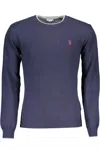 U.s. Polo Assn Blue Wool Sweater In Purple
