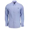 U.s. Polo Assn Blue Cotton Shirt