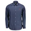 U.s. Polo Assn Blue Cotton Shirt