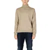 U.s. Polo Assn Beige Cotton Sweater In Beige