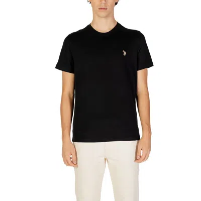 U.s. Polo Assn U. S. Polo Assn. Cotton Men's T-shirt In Black