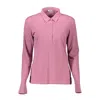 U.s. Polo Assn Pink Cotton Women Polo Shirt