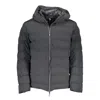U.s. Polo Assn Black Elastane Mens Jacket In Black