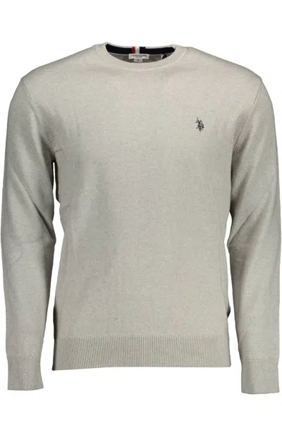U.s. Polo Assn U. S. Polo Assn. Elegant Cotton-cashmere Men's Men's Sweater In Grey