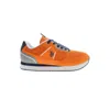 U.s. Polo Assn Orange Polyester Men Sneaker