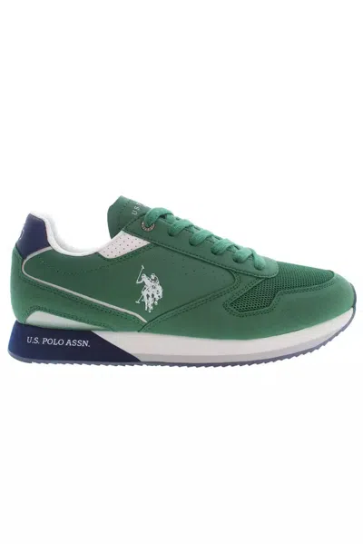 U.s. Polo Assn U. S. Polo Assn. Polyester Men's Trainer In Green