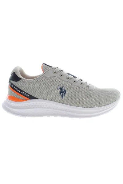 U.s. Polo Assn U. S. Polo Assn. Polyester Men's Sneaker In Grey