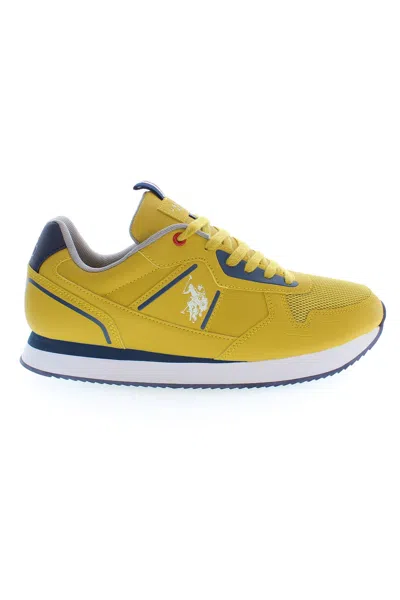 U.s. Polo Assn U. S. Polo Assn. Polyester Men's Sneaker In Yellow