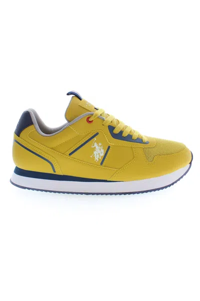 U.s. Polo Assn U. S. Polo Assn. Polyester Men's Trainer In Yellow