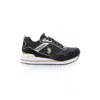 U.s. Polo Assn Black Polyester Sneaker In Black