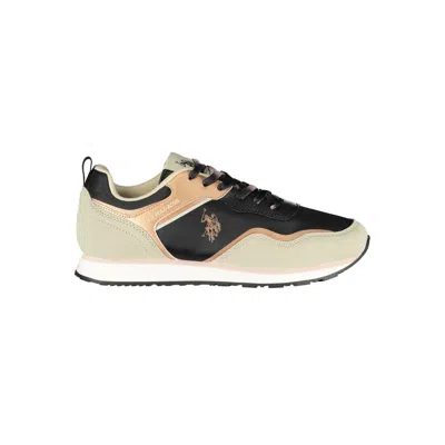 U.s. Polo Assn Black Polyester Sneaker