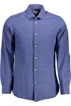 U.S. POLO ASSN U. S. POLO ASSN. SLIM FIT COTTON DRESS SHIRT WITH MEN'S EMBROIDERY