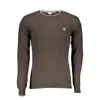 U.s. Polo Assn Brown Wool Men Sweater In Brown
