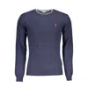U.s. Polo Assn Blue Wool Sweater