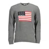 U.s. Polo Assn Gray Wool Sweater In Gray