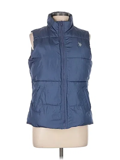 Pre-owned U.s. Polo Assn Vest In Blue