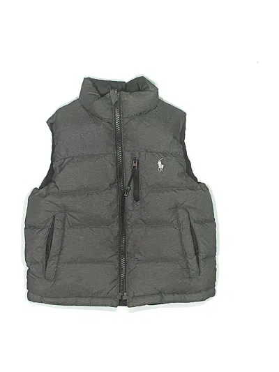 Pre-owned U.s. Polo Assn Kids' Vest In Gray