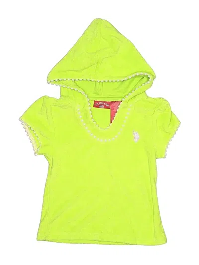 Pre-owned U.s. Polo Assn Babies' Vest In Green