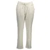 U.s. Polo Assn White Cotton Pant In Neutral