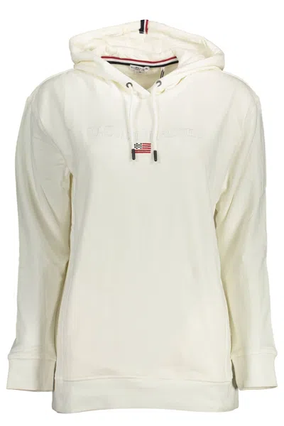 U.s. Polo Assn White Cotton Sweater