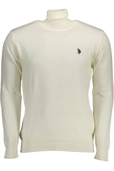 U.s. Polo Assn White Cotton Jumper