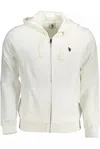 U.s. Polo Assn White Cotton Men Sweater In White