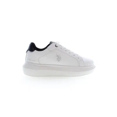 U.s. Polo Assn White Polyester Sneaker