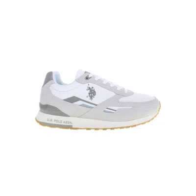 U.s. Polo Assn White Polyester Sneaker