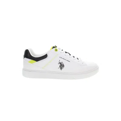 U.s. Polo Assn White Polyester Sneaker