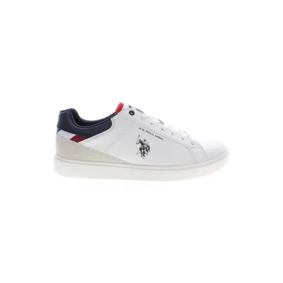 U.s. Polo Assn White Polyester Sneaker