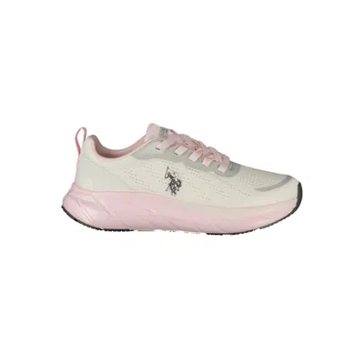 U.s. Polo Assn White Polyurethane Women's Sneaker