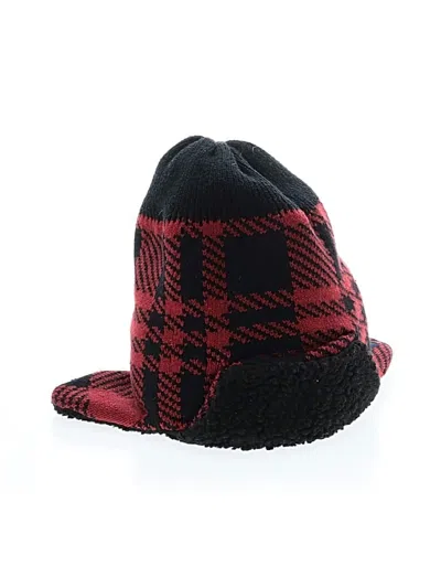 Pre-owned U.s. Polo Assn Kids' Winter Hat In Red