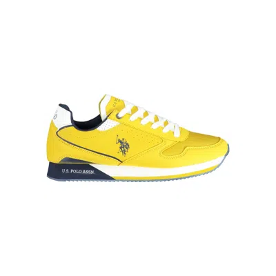 U.s. Polo Assn Yellow Polyester Sneaker