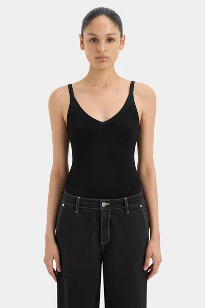 Sir Bridget Knit Tank In Black