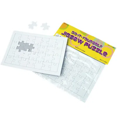 Us Toy Company Blank Jigsaw Puzzles - Pack Of 12