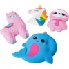 Us Toy Company Us Toy 4 In. Squishy Whimsical Animal Stickers Toy